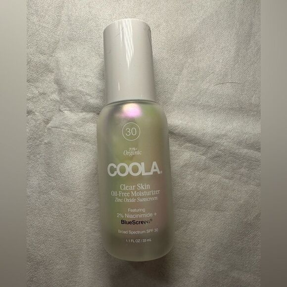 COOLA Clear Skin Oil-Free Moisturizer Zinc Oxide Sunscreen SPF 30 1oz - Picture 3 of 4